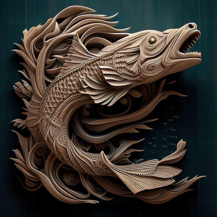 3D model sea monster (STL)